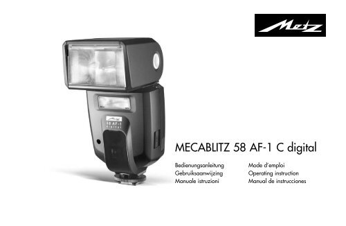 MECABLITZ 58 AF-1 C digital - metzflash.co.uk