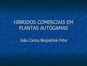 Introdução e Adaptação de Plantas