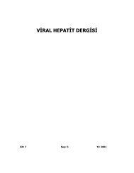 Viral Hepatit Dergisi 2001-3 - VHSD