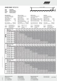 SWISS PANELÂ® SP 27/111 - Montana Bausysteme AG