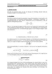 Messung des Adiabatenexponenten * aus der Schallgeschwindigkeit