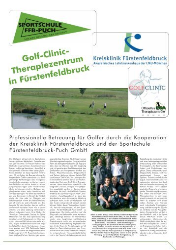 Golf-Clinic- Therapiezentrum in Fürstenfeldbruck - Sportschule FFB ...