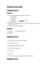 Pathology Study Guide: Pathology Unit 1: Pathology Unit 2 ... - HETI