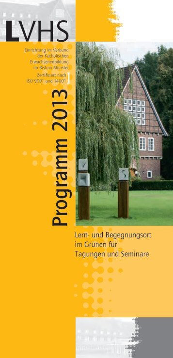 Jahresprogramm 2013 - LVHS Freckenhorst