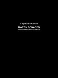ArtÃ­culos publicados entre 2010-hoy - MartÃ­n Bonadeo