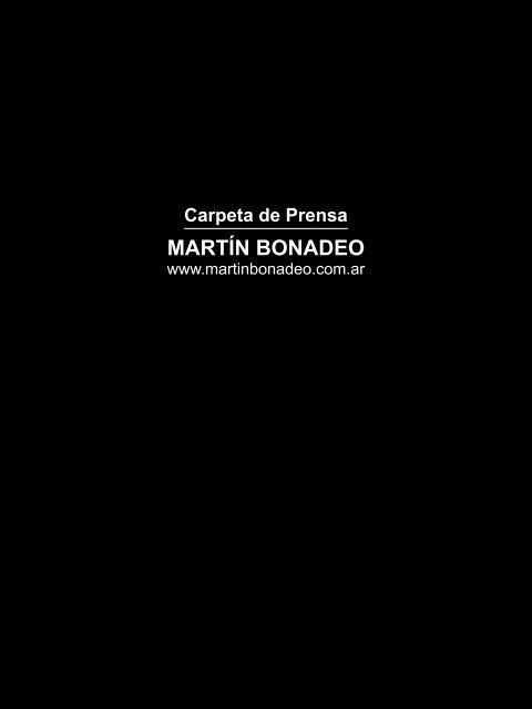 ArtÃ­culos publicados entre 2010-hoy - MartÃ­n Bonadeo