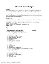 Grade 8 Research Paper November 2011 3