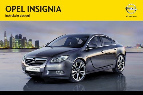 Opel Insignia 2012.5 â Instrukcja obsÅugi â Opel Polska