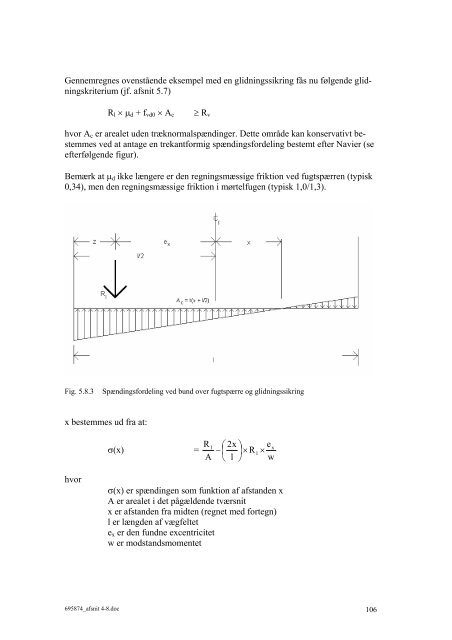 4. Husets totale stabilitet - Mur