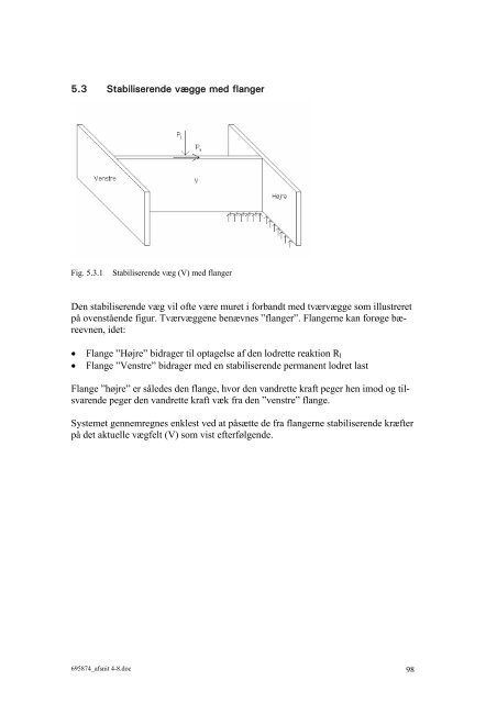 4. Husets totale stabilitet - Mur