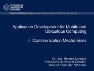 7. Communication Mechanisms - Faculty of Computer Science ...