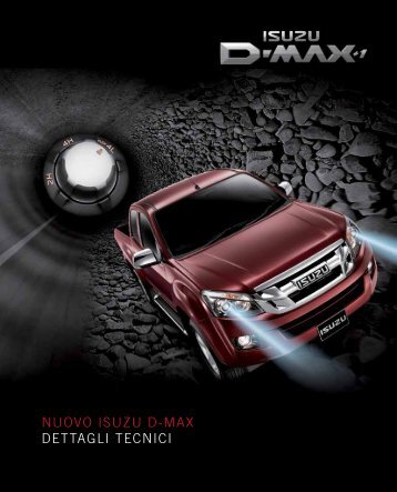 NUOVO ISUZU D-MAX DETTAGLI TECNICI