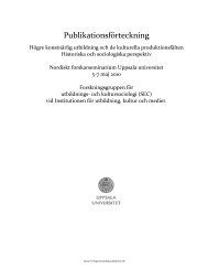 Publikationer - skeptron.uu.se - Uppsala universitet