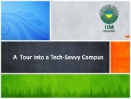 IIMS Technology Presentation - IIM Shillong