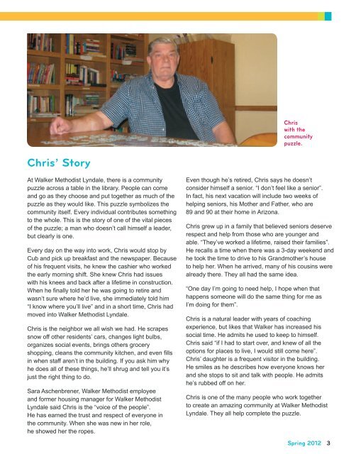 Chris' Story - Walker Methodist