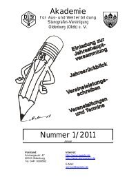 Ausgabe 1/2011 - Akademie Awesto