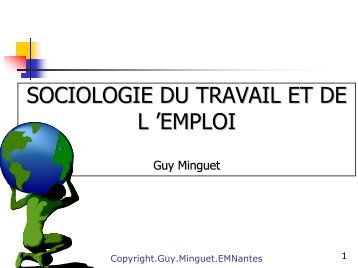 SOCIOLOGIE DU TRAVAIL ET DE L 'EMPLOI