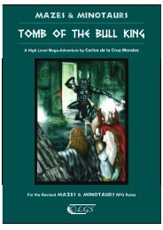 TOMB OF THE BULL KING - Mazes & Minotaurs - Free