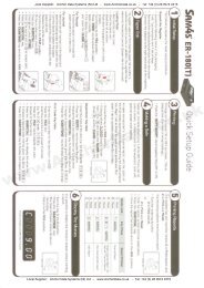 FREE Sam4s ER-180T Cash Register Quick Setup Guide