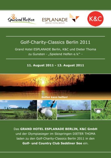 Golf-Charity-Classics Berlin 2011 - Spielend Helfen eV