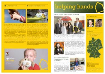 helping hands - McDonald's Kinderhilfe Stiftung