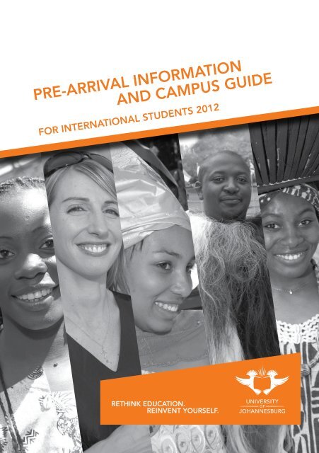 pre-arrival guide.pdf - University of Johannesburg
