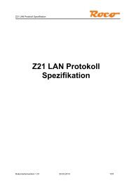 Z21 LAN Protokoll Spezifikation