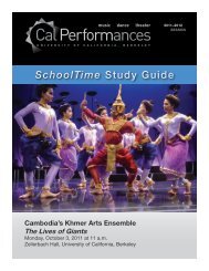 Cambodia's Khmer Arts Ensemble - Cal Performances - University of ...