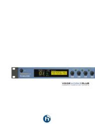 PDF Manual of the TC Electronic VoiceWorks Plus - Direct Pro Audio