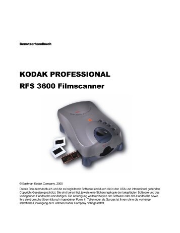 KODAK PROFESSIONAL RFS 3600 Filmscanner - Kodak.ca