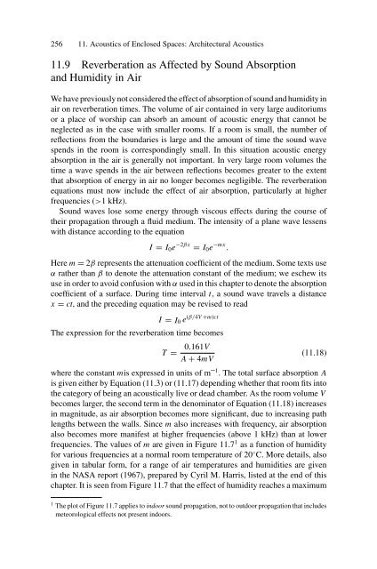 THE SCIENCE AND APPLICATIONS OF ACOUSTICS - H. H. Arnold ...