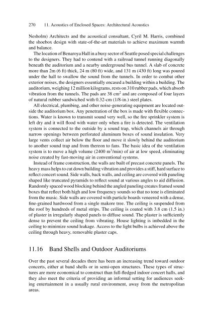 THE SCIENCE AND APPLICATIONS OF ACOUSTICS - H. H. Arnold ...