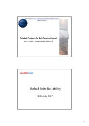 Rotabolt products for bolt tension control - The Fastener Engineering ...