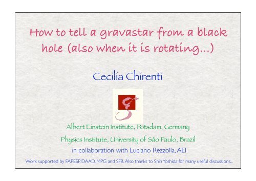 How to tell a gravastar from a black hole (also when it is rotating...)