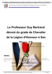 Le Professeur Guy Bertrand dÃ©corÃ© du grade de Chevalier de la ...