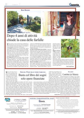 12 gazzetta blocco 2-11.pdf - La Gazzetta del Medio Campidano