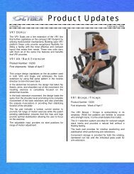 Cybex Duals.pdf - Used Fitness Equipment