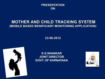 MOTHER AND CHILD TRACKING SYSTEM - The INCLEN Trust