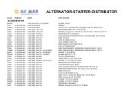 ALTERNATOR-STARTER-DISTRIBUTOR - aj max enterprise