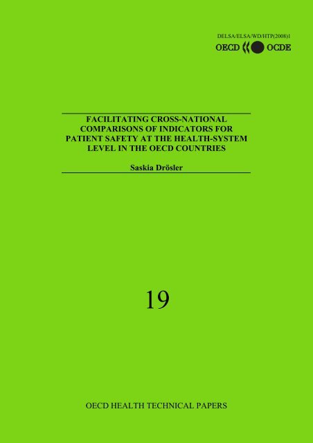 Facilitating Cross-National Comparisons of Indicators for Patient ...