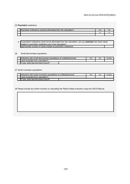 Facilitating Cross-National Comparisons of Indicators for Patient ...