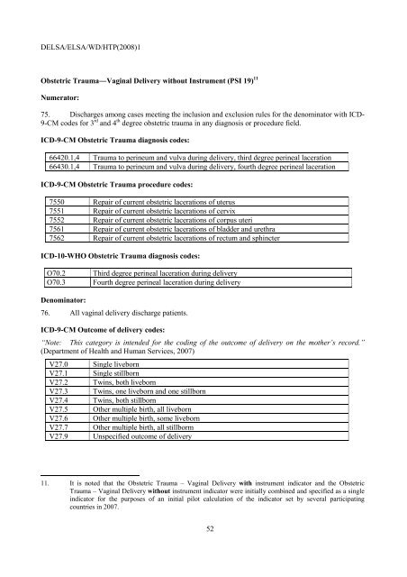 Facilitating Cross-National Comparisons of Indicators for Patient ...