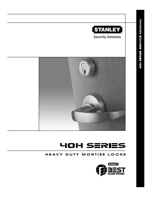 40H Series Service Manual - Best Access Systems
