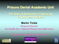 The Role of Research in Improving Prison Dental Health by Dr ...