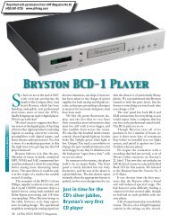 Bryston BCD-1 Player - 4Audio