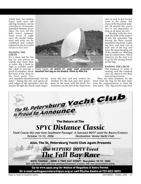 News & Views for Southern Sailors - Southwinds Magazine