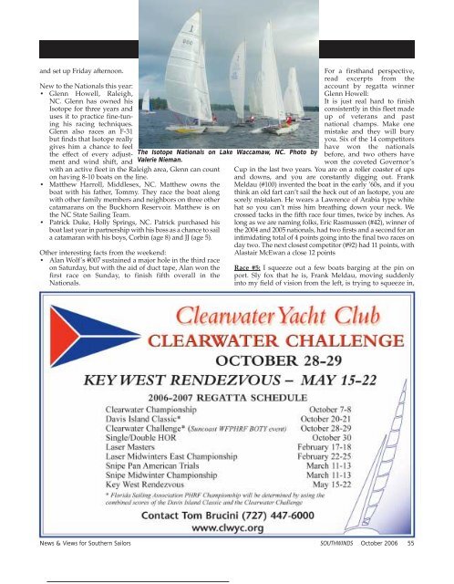 News & Views for Southern Sailors - Southwinds Magazine