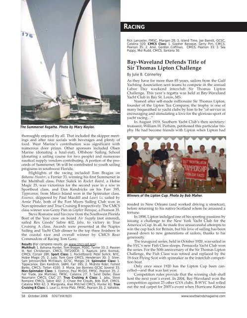 News & Views for Southern Sailors - Southwinds Magazine