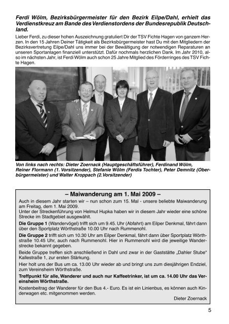 Einladung zur 146. Mitgliederversammlung 2009 - TSV Fichte ...