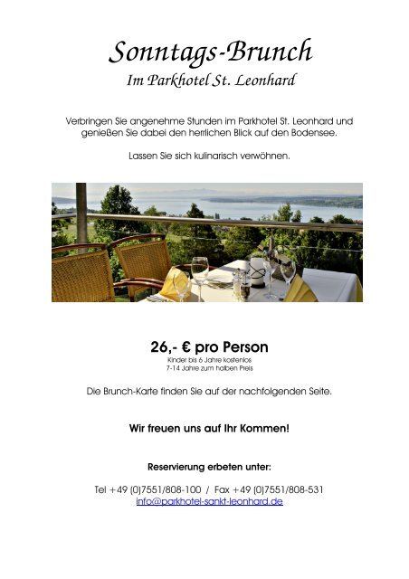 Brunch R-374ckseite-3 - Parkhotel St. Leonhard